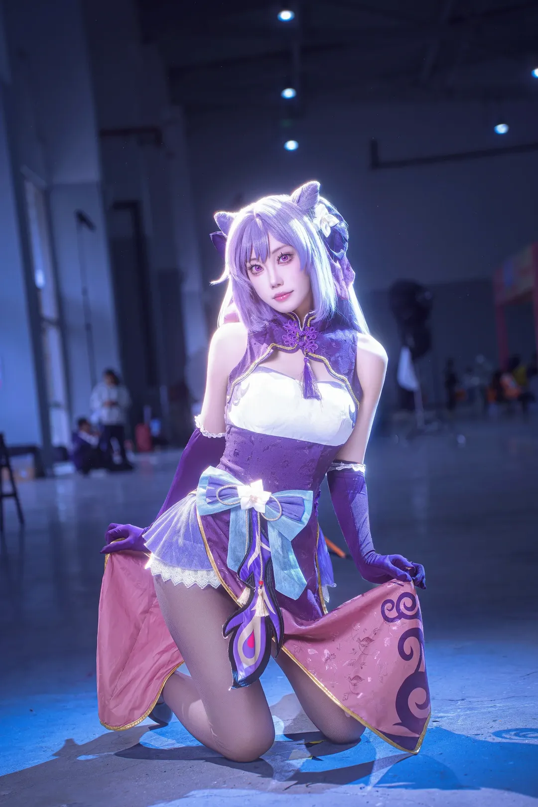 [Keqing cosplay] Everyday Life of Liyue's Yuheng: Convention Photos Record - Image 3