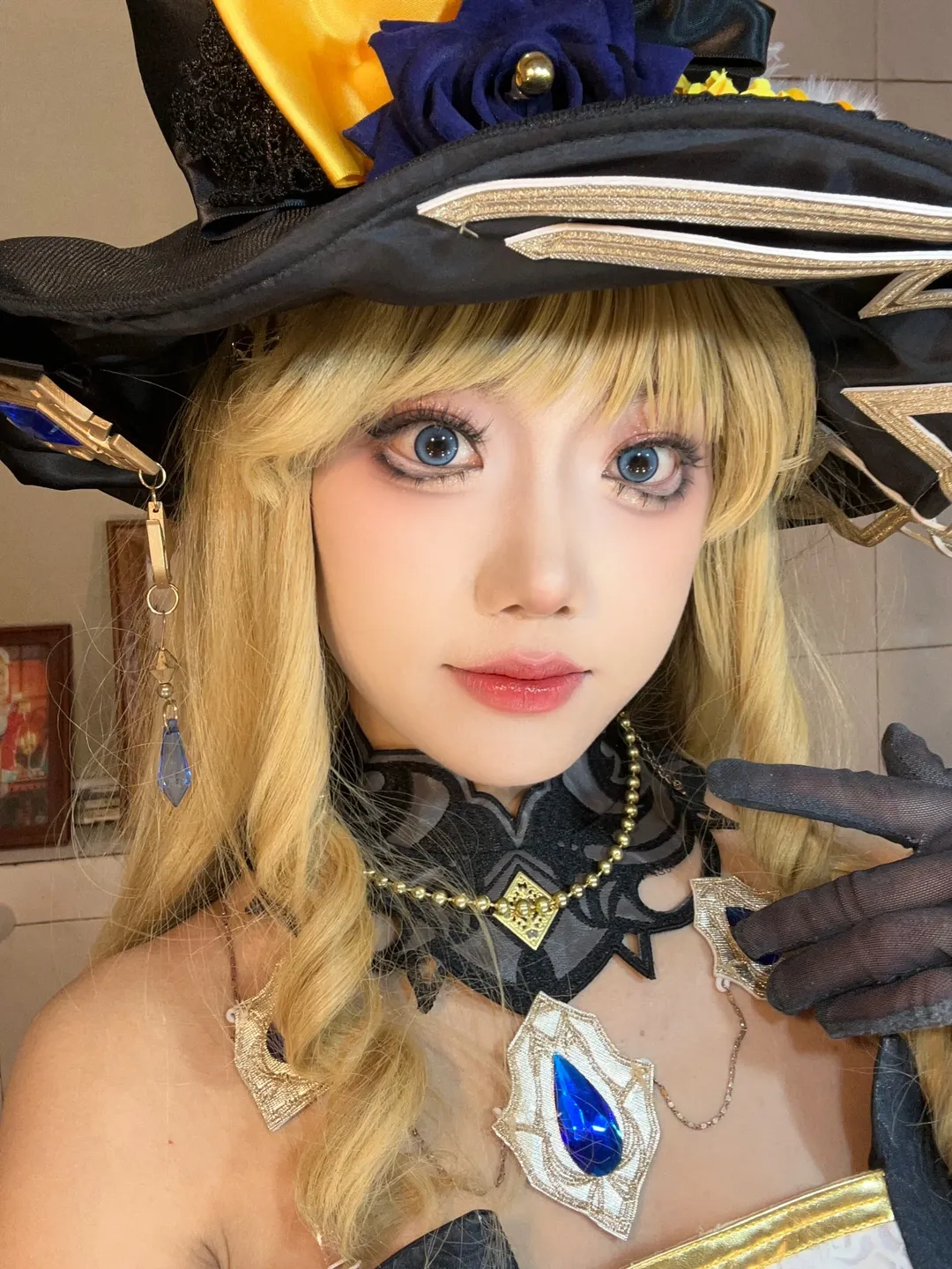 【ナヴィア コスプレ】『原神』フォンテーヌのお嬢様、高画質自撮り記録 - 2 枚目