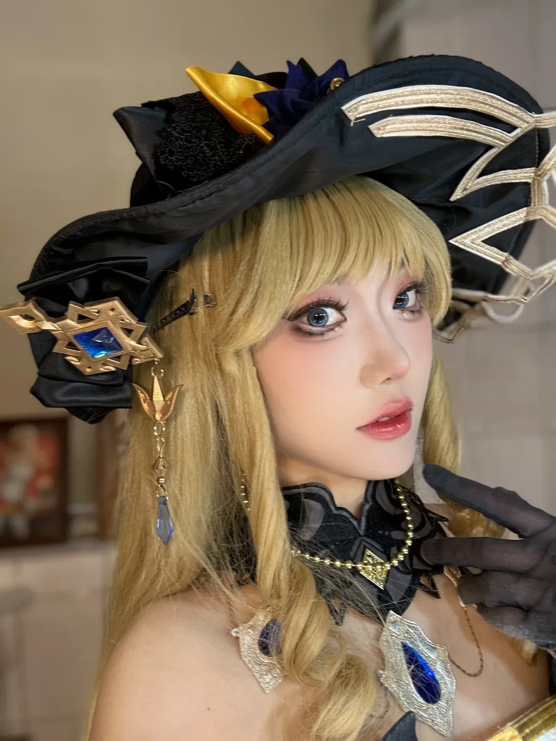 【ナヴィア コスプレ】『原神』フォンテーヌのお嬢様、高画質自撮り記録 - 3 枚目