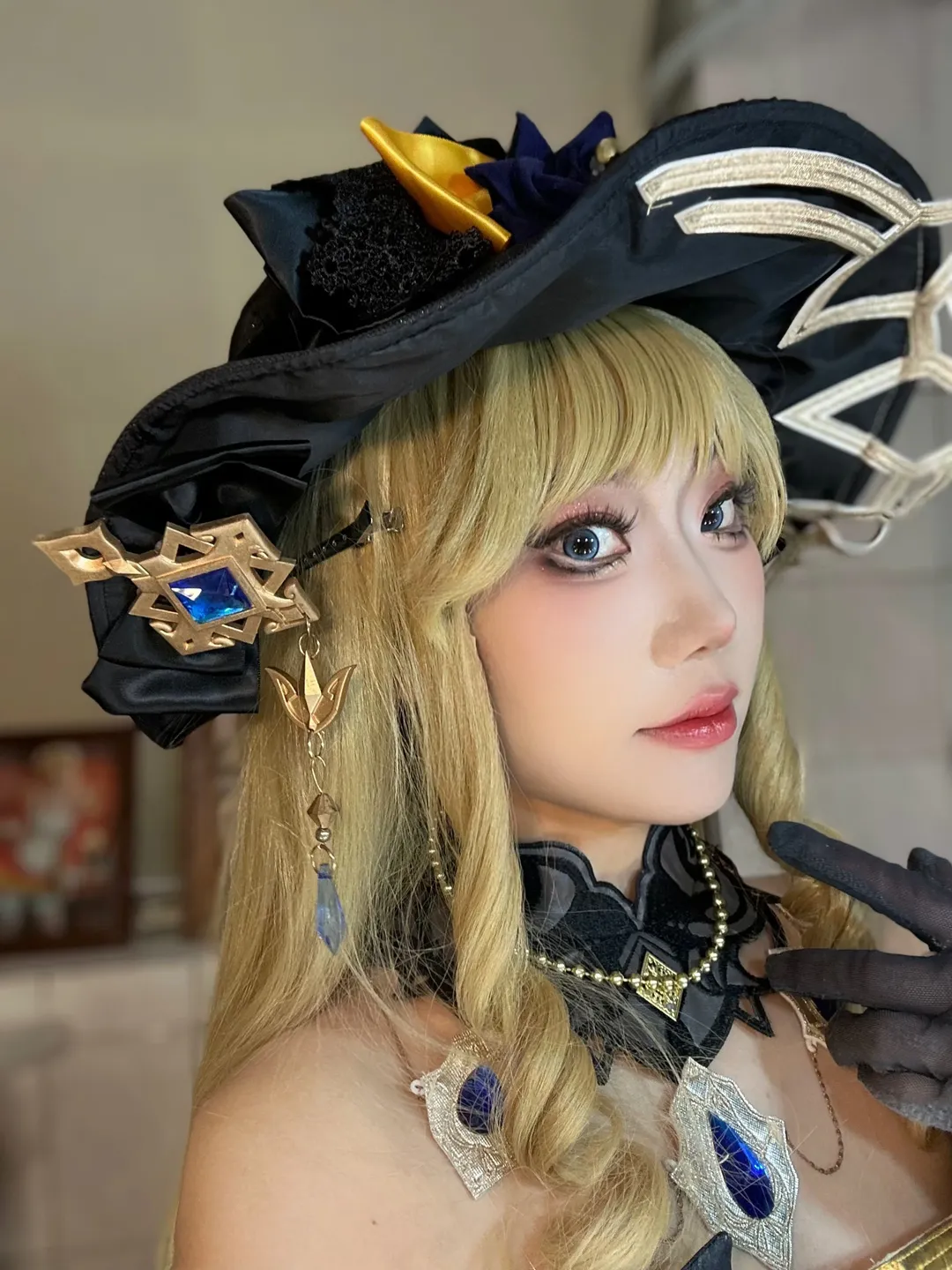 【ナヴィア コスプレ】『原神』フォンテーヌのお嬢様、高画質自撮り記録 - 4 枚目