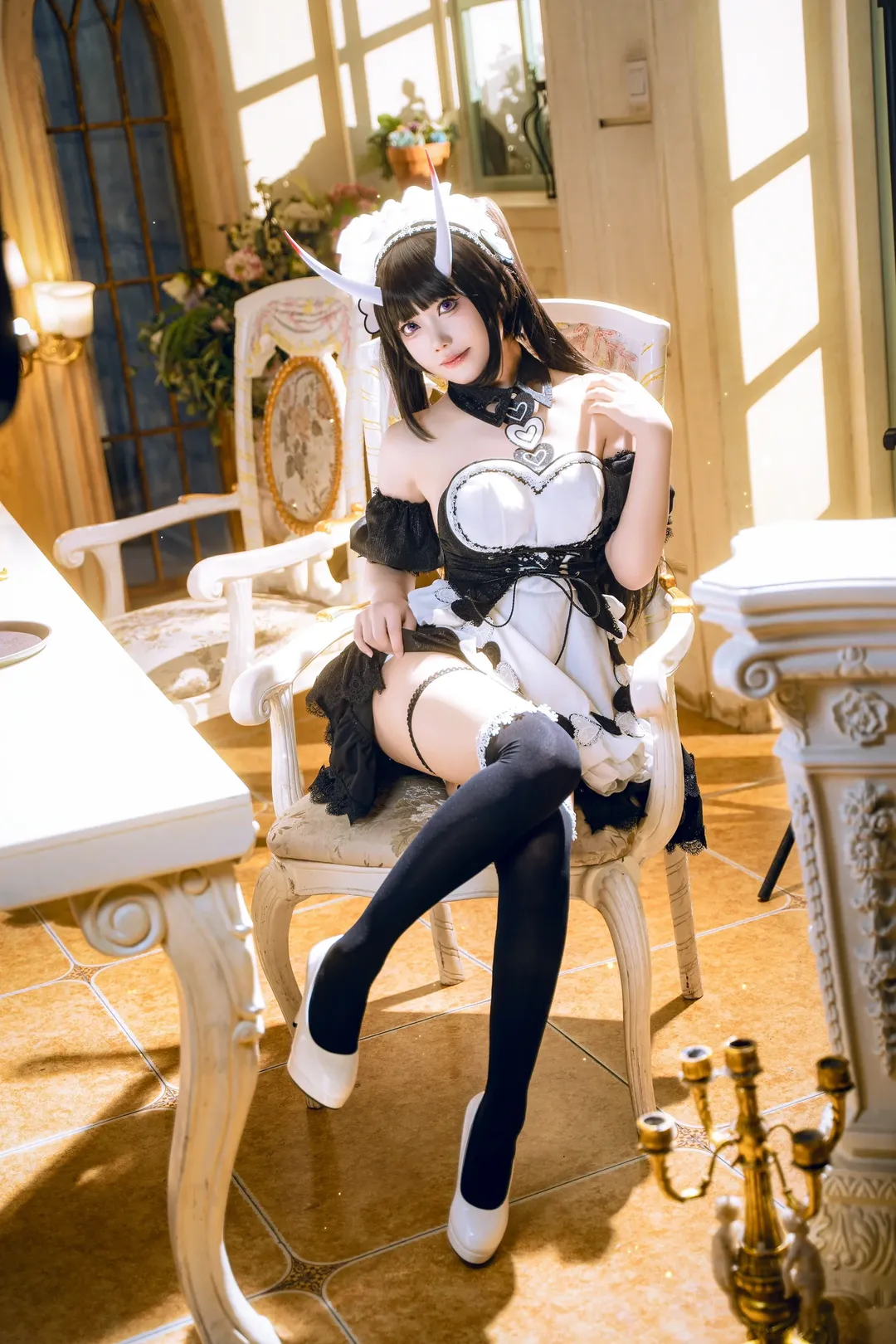 【能代cos】碧蓝航线小女仆的午后光影