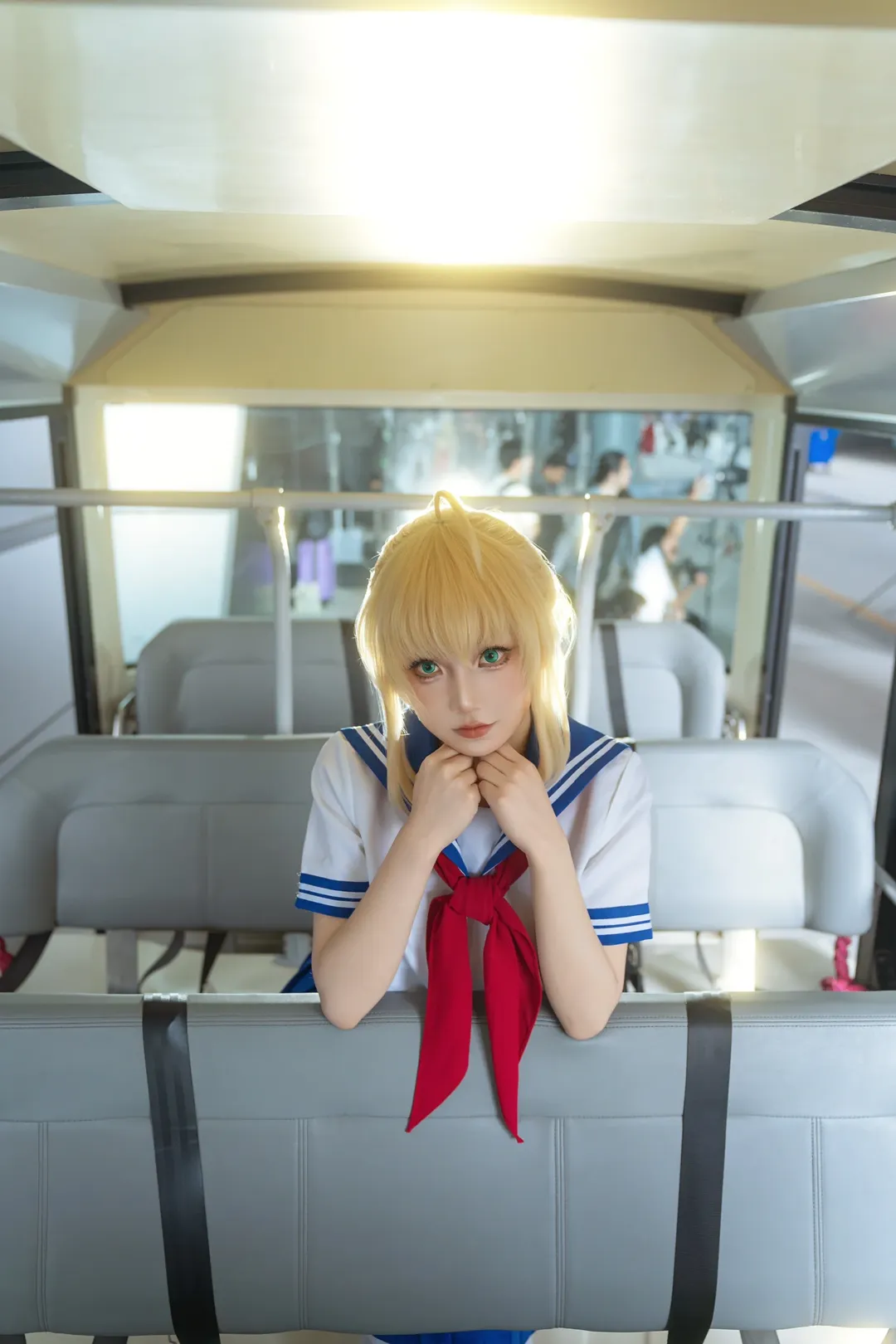 【阿爾託莉雅cos】放課後的觀光車，屬於Fate/Grand Order的場拍時光 - 第 3 張