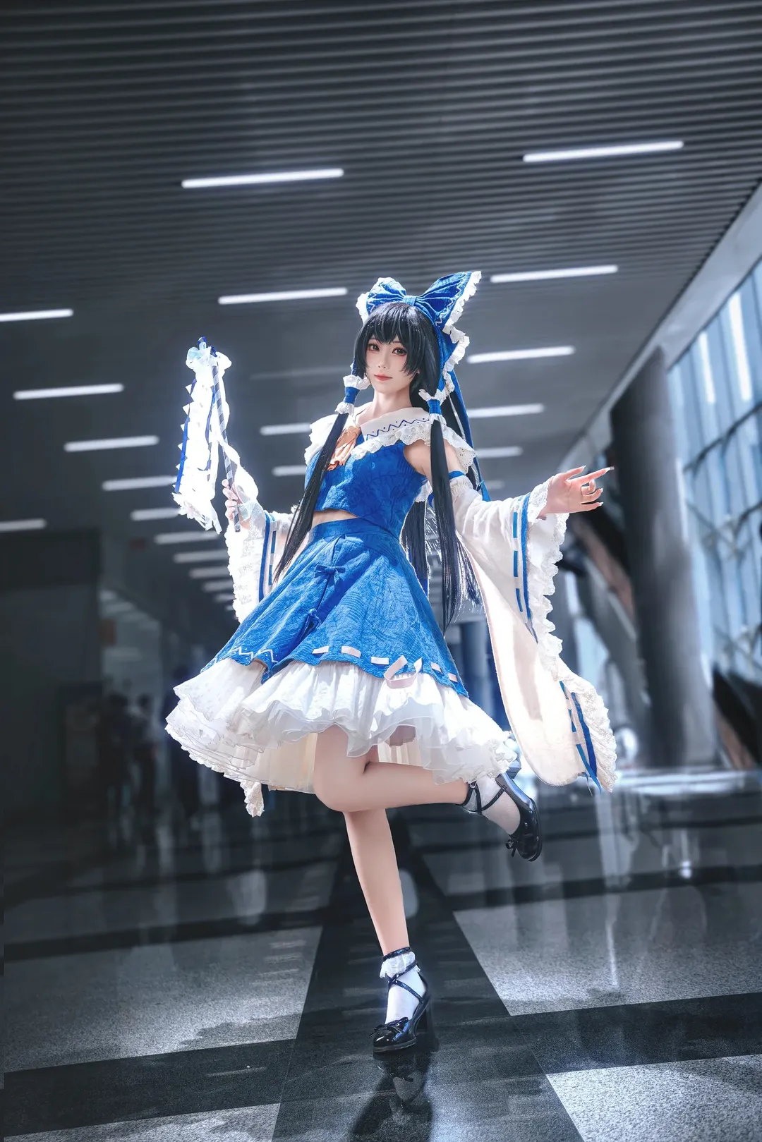 【博丽灵梦cos】在东方project的幻想乡里转个圈圈