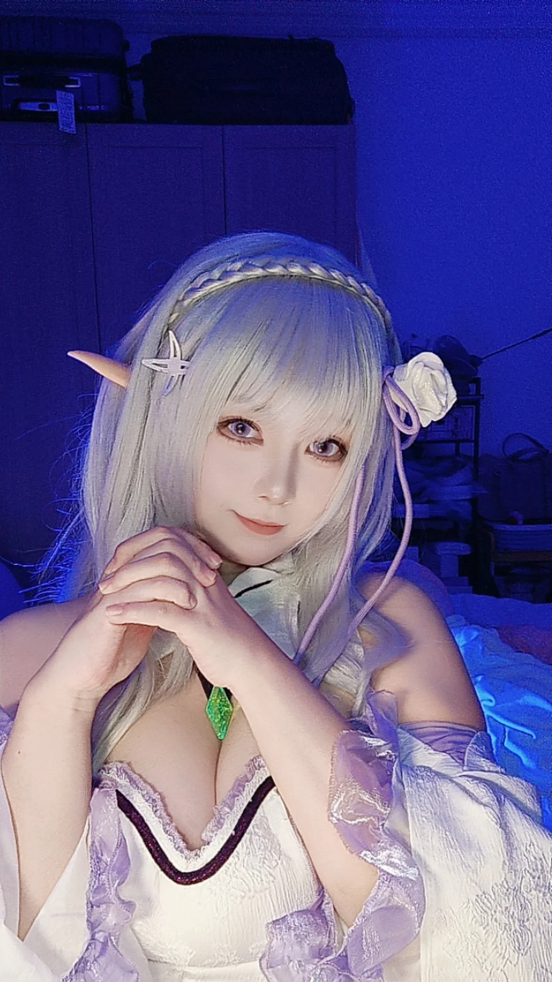 【爱蜜莉雅cos】月光下的精灵王女日常分享 - 第 5 张
