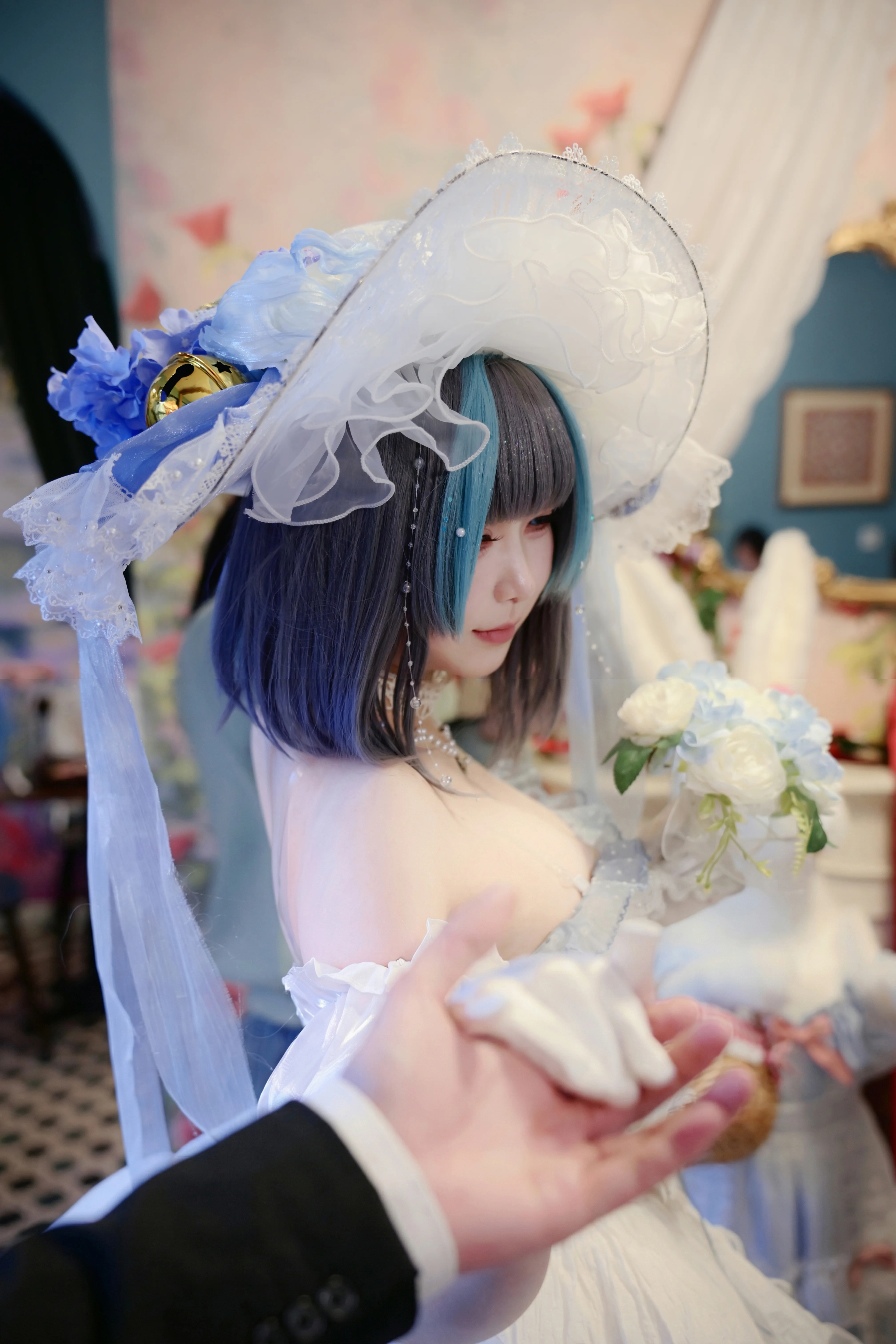 【柴郡cos】婚礼没有你可没办法开始哦，碧蓝航线花嫁系列 - 第 1 张