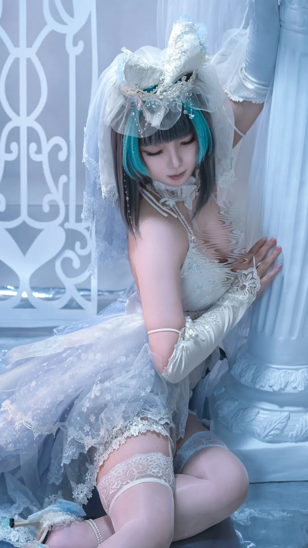 【柴郡cos】碧蓝航线誓约花嫁，情人节一个人的清冷回忆
