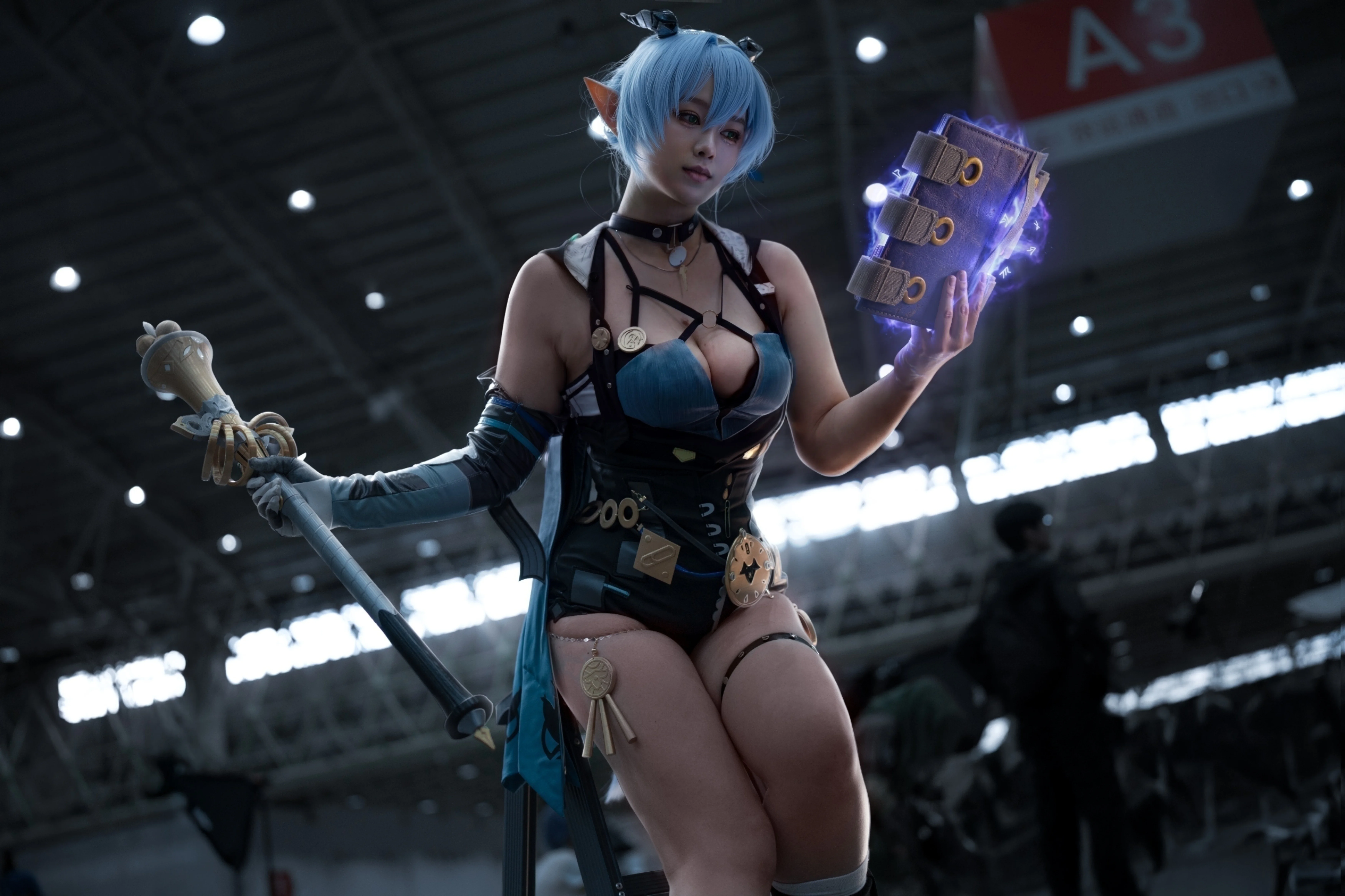【卢西娅cos】绝区零梦乡漫展的魔法少女场照 - 第 4 张