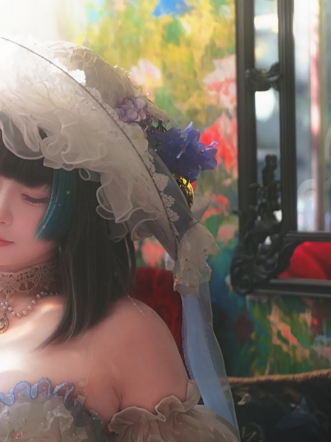 【柴郡cos】碧蓝航线花嫁，洛可可风的午后光影 - 第 2 张