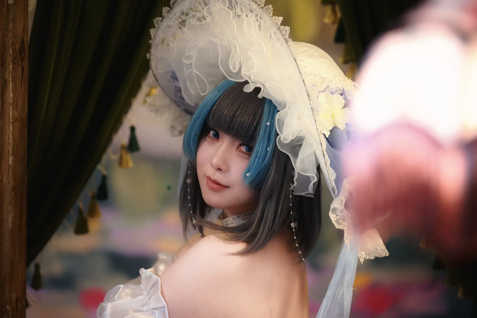 【柴郡cos】碧蓝航线花嫁，洛可可风的午后光影 - 第 5 张