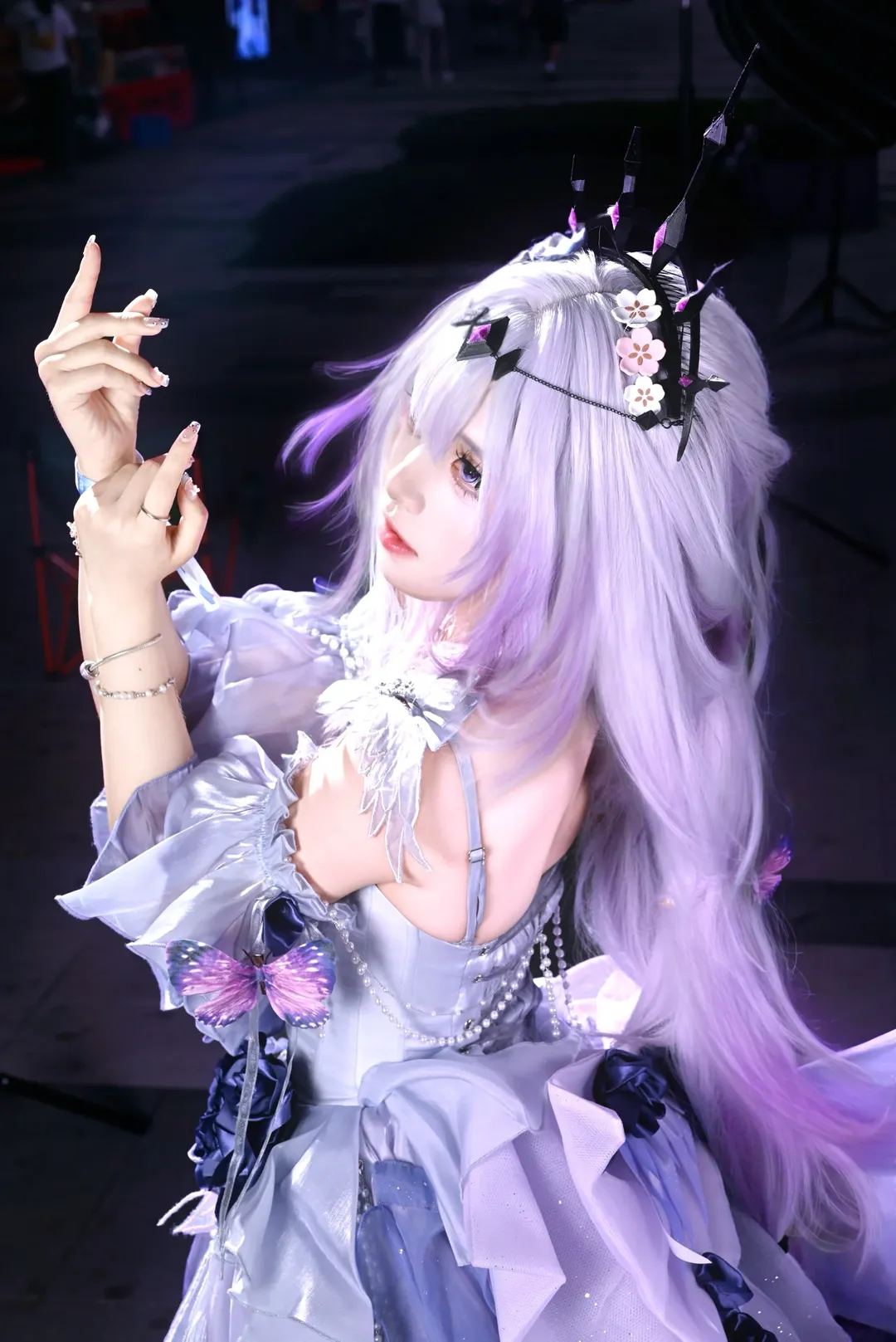 【遐蝶cos】崩坏星穹铁道下的死荫侍女礼服自搭分享