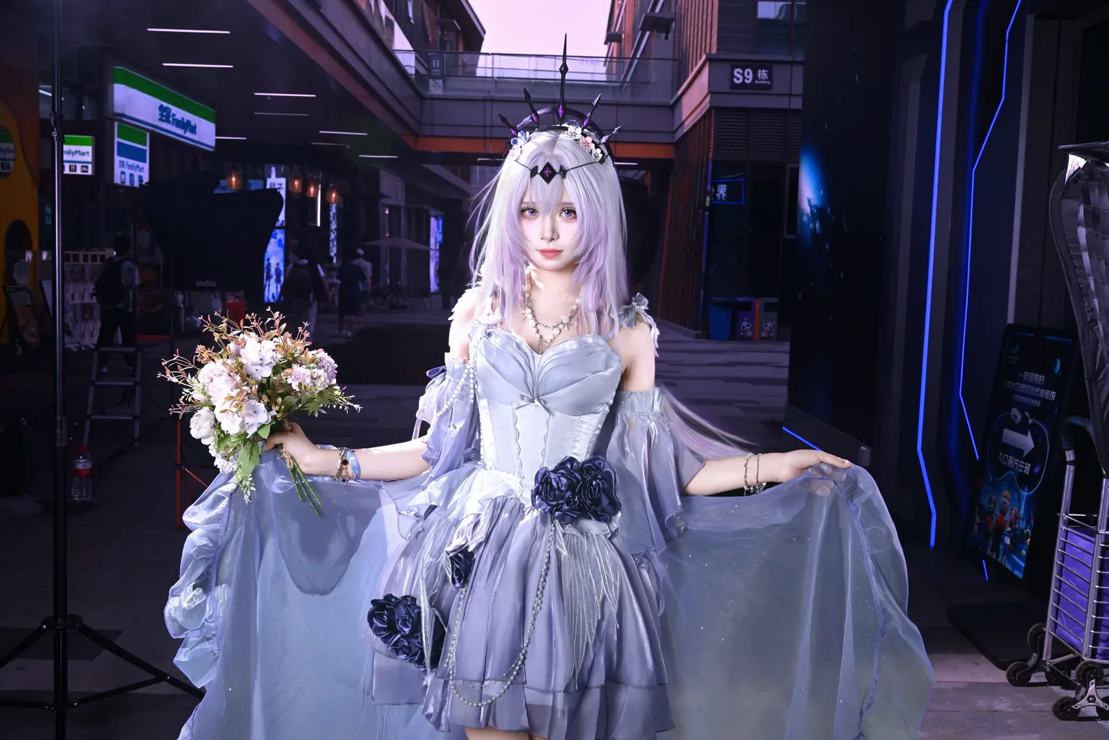 【遐蝶cos】崩坏星穹铁道下的死荫侍女礼服自搭分享 - 第 2 张