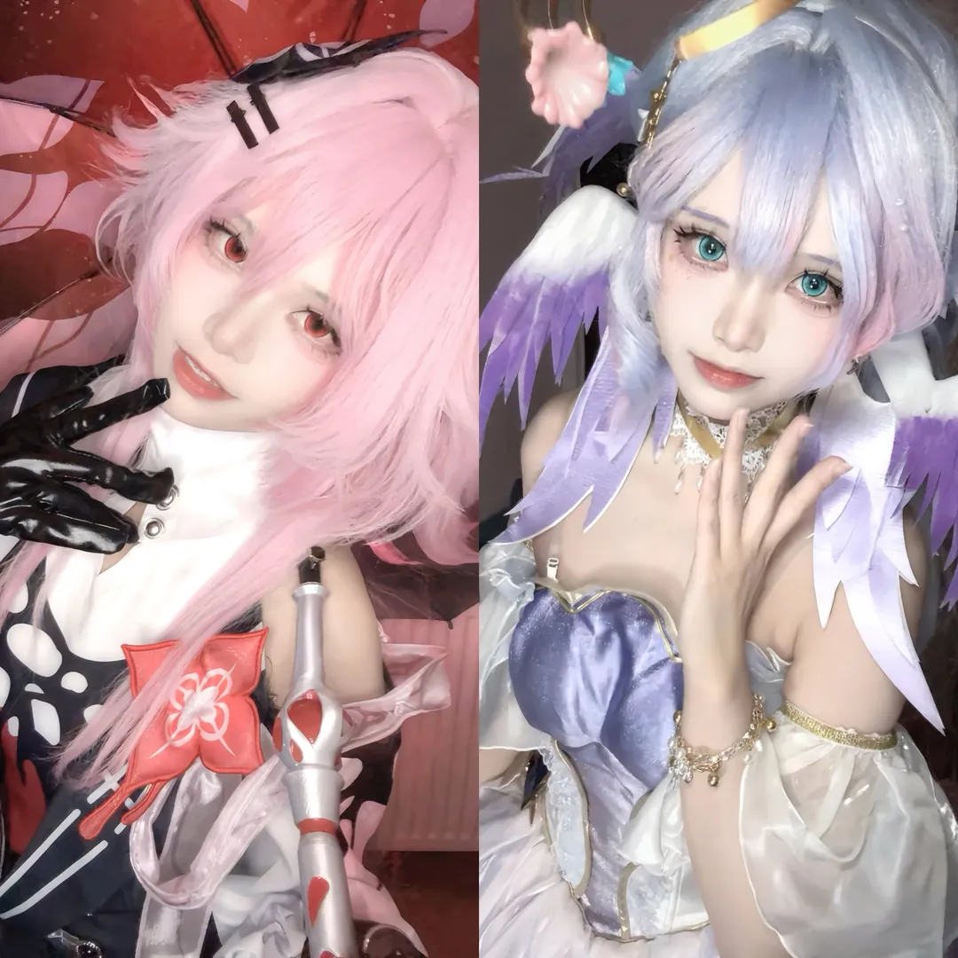 【长夜月知更鸟cos】崩坏星穹铁道两日妆造 - 第 1 张
