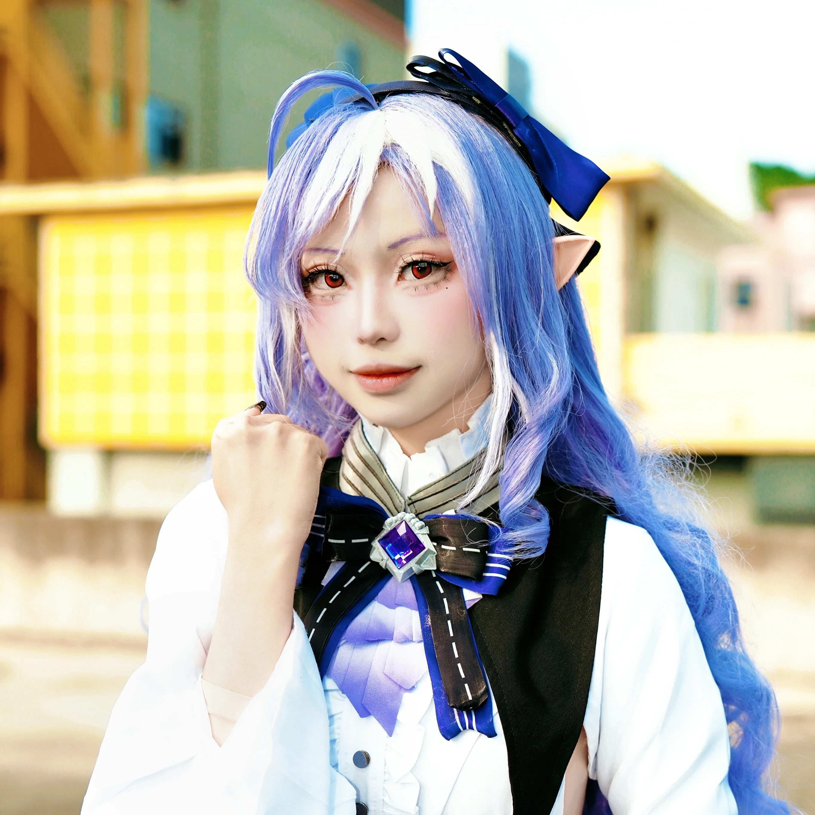 【薇薇安cos】绝区零的精灵少女，自然光影下的表情包合集 - 第 3 张