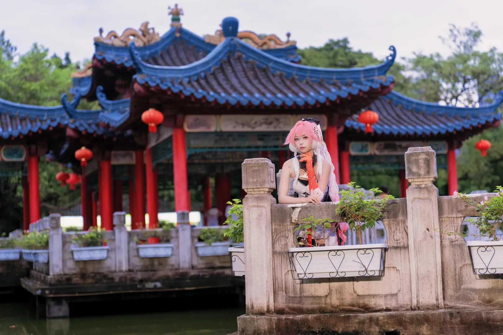 【长离cos】鸣潮·水榭长廊下的古典回眸 - 第 2 张