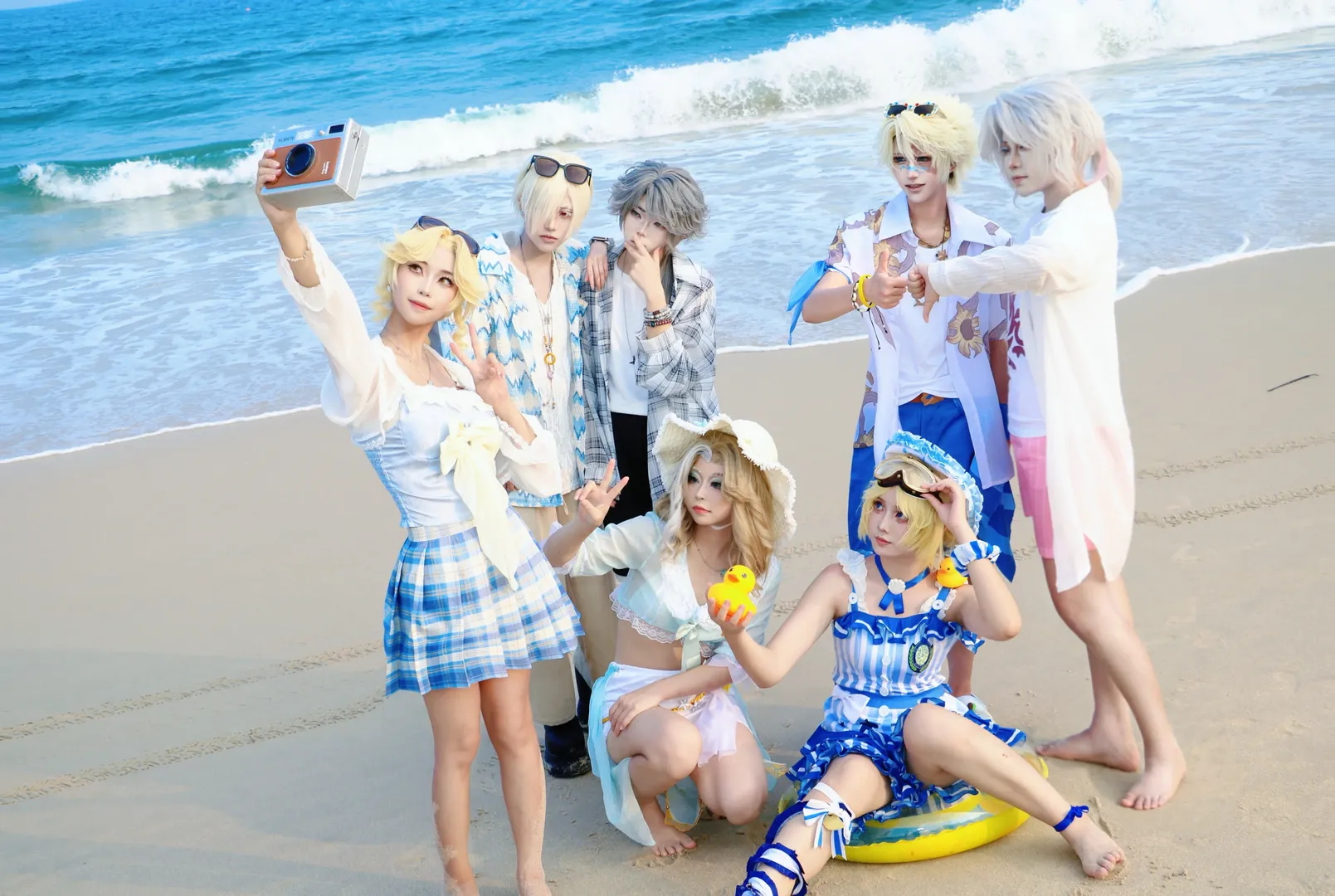 【第五人格】大鹏西涌的夏日团建，记录蓝白系海边群像 - 第 2 张