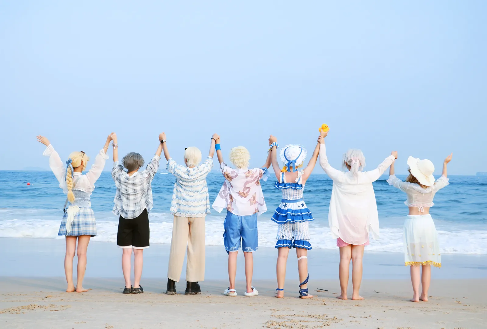 【第五人格】大鹏西涌的夏日团建，记录蓝白系海边群像 - 第 6 张