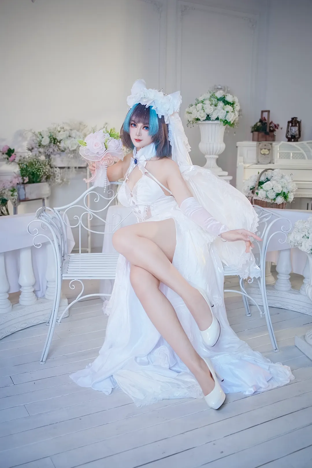 【柴郡cos】碧蓝航线，誓约花嫁的午后时光