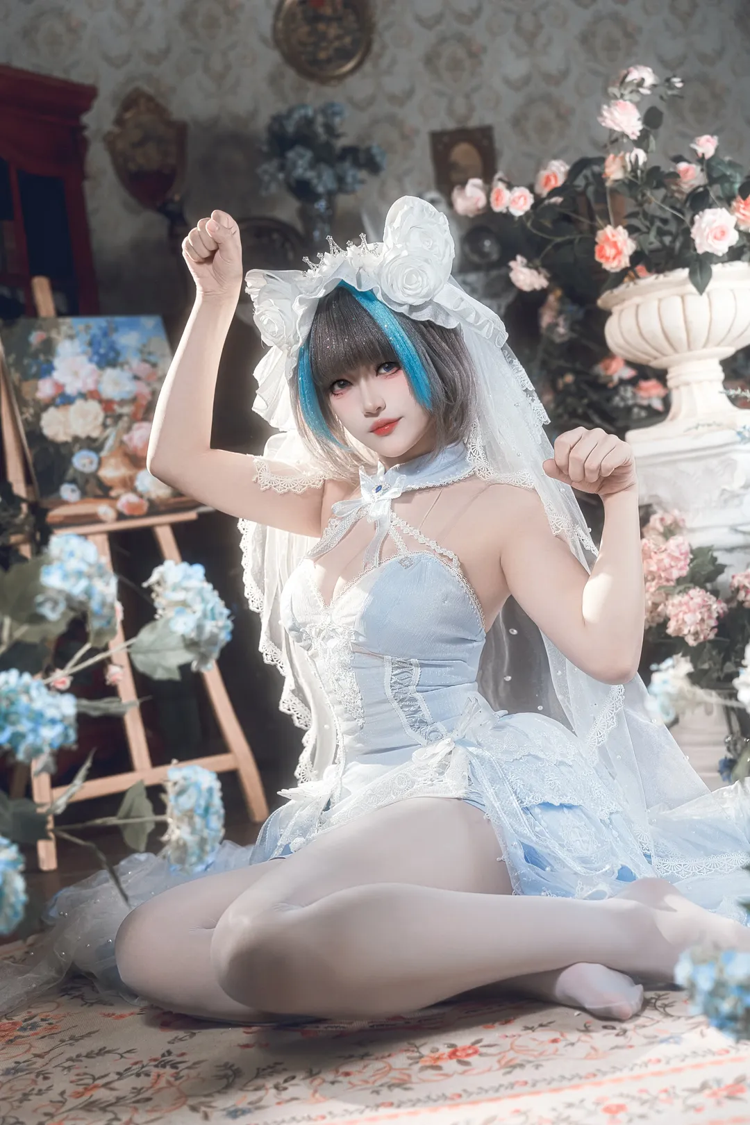 【柴郡cos】碧蓝航线里跑出来的花嫁小猫 - 第 3 张