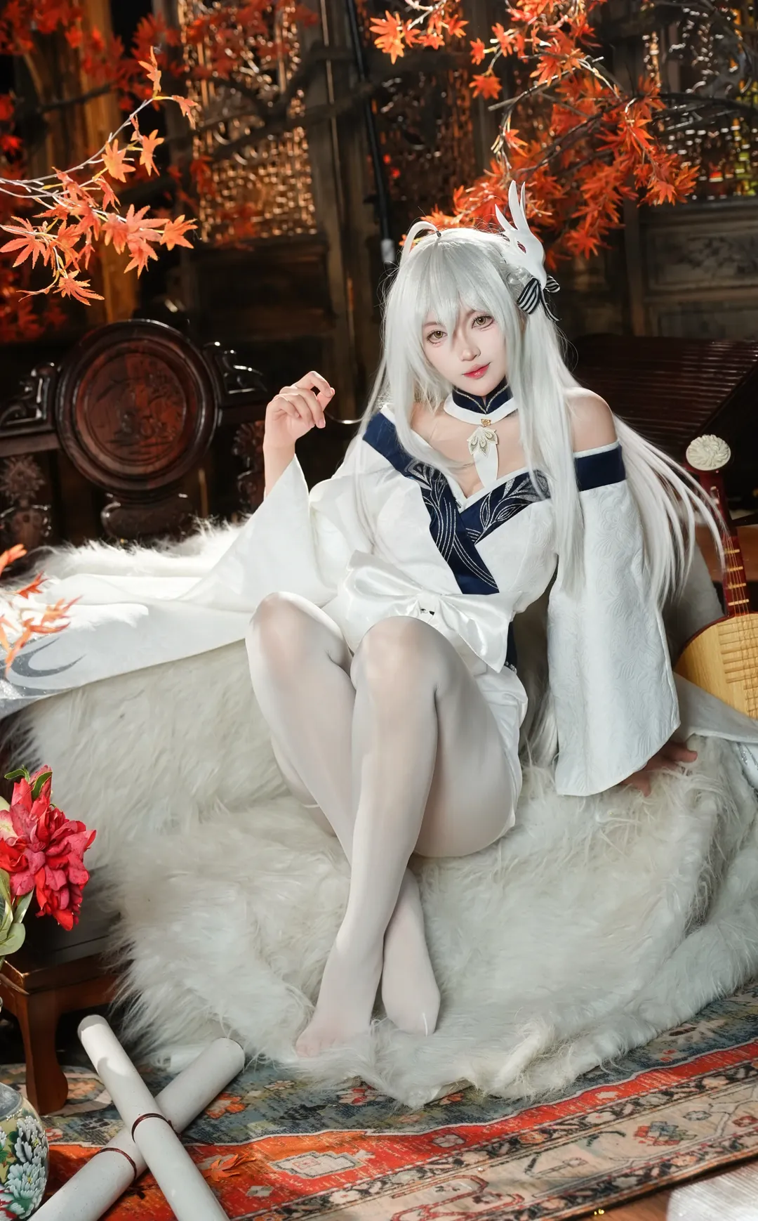 【白凤cos】碧蓝航线中的纯白之姿 - 第 1 张
