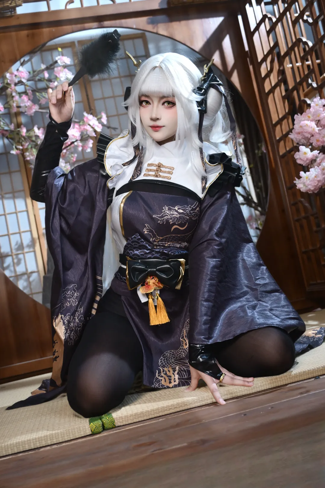 【布兰儿白兔cos】NIKKE胜利女神，以和风雅致开启新岁 - 第 2 张