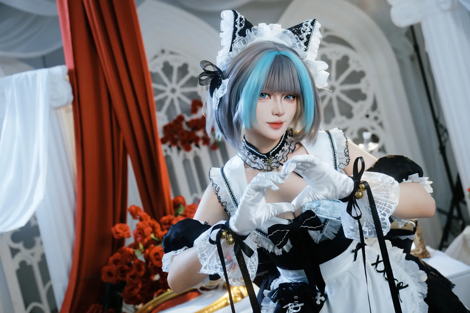 【柴郡cos】碧蓝航线猫娘女仆装穿搭分享