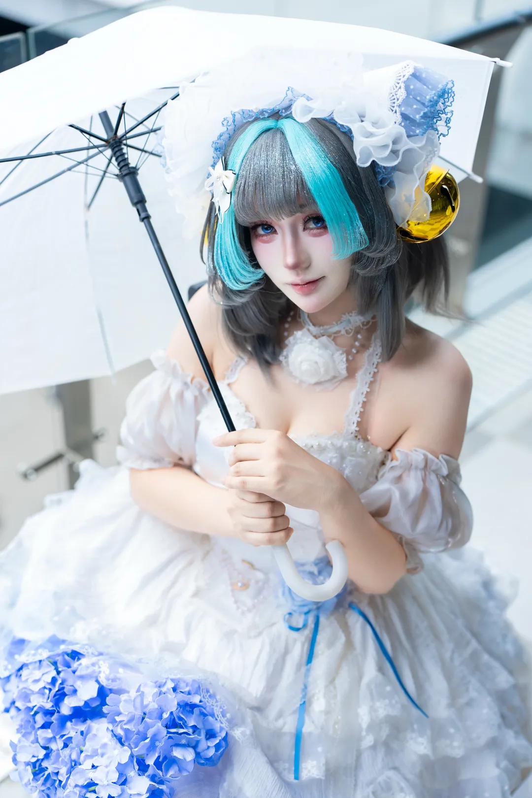 【柴郡cos】碧藍航線的貓貓，白絲與藍白裙襬的漫展記錄 - 第 2 張
