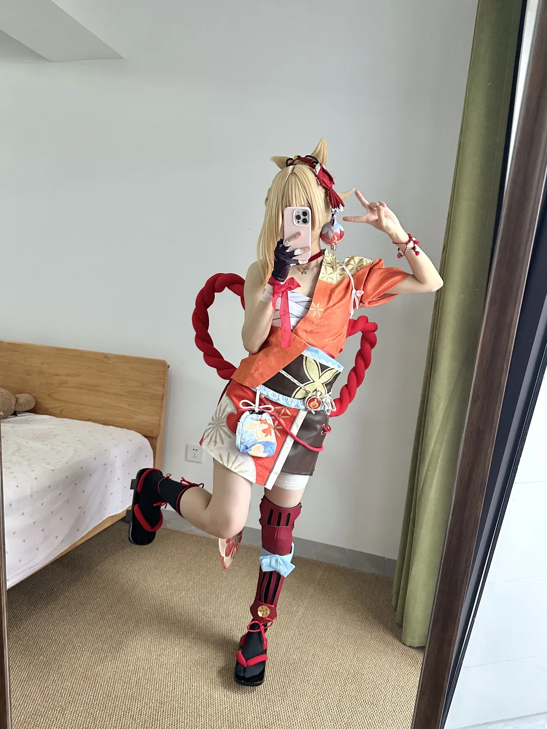 【宵宮コスプレ】原神 宵宮の試着＆高育成ステータス画面シェア - 1 枚目
