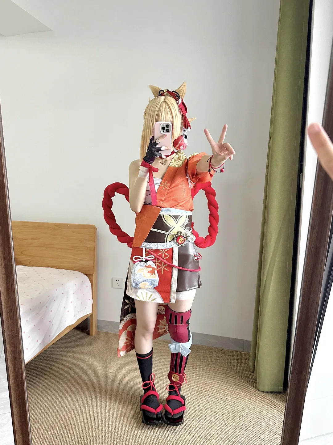 【宵宫cos】原神宵宫试衣与高练度面板分享