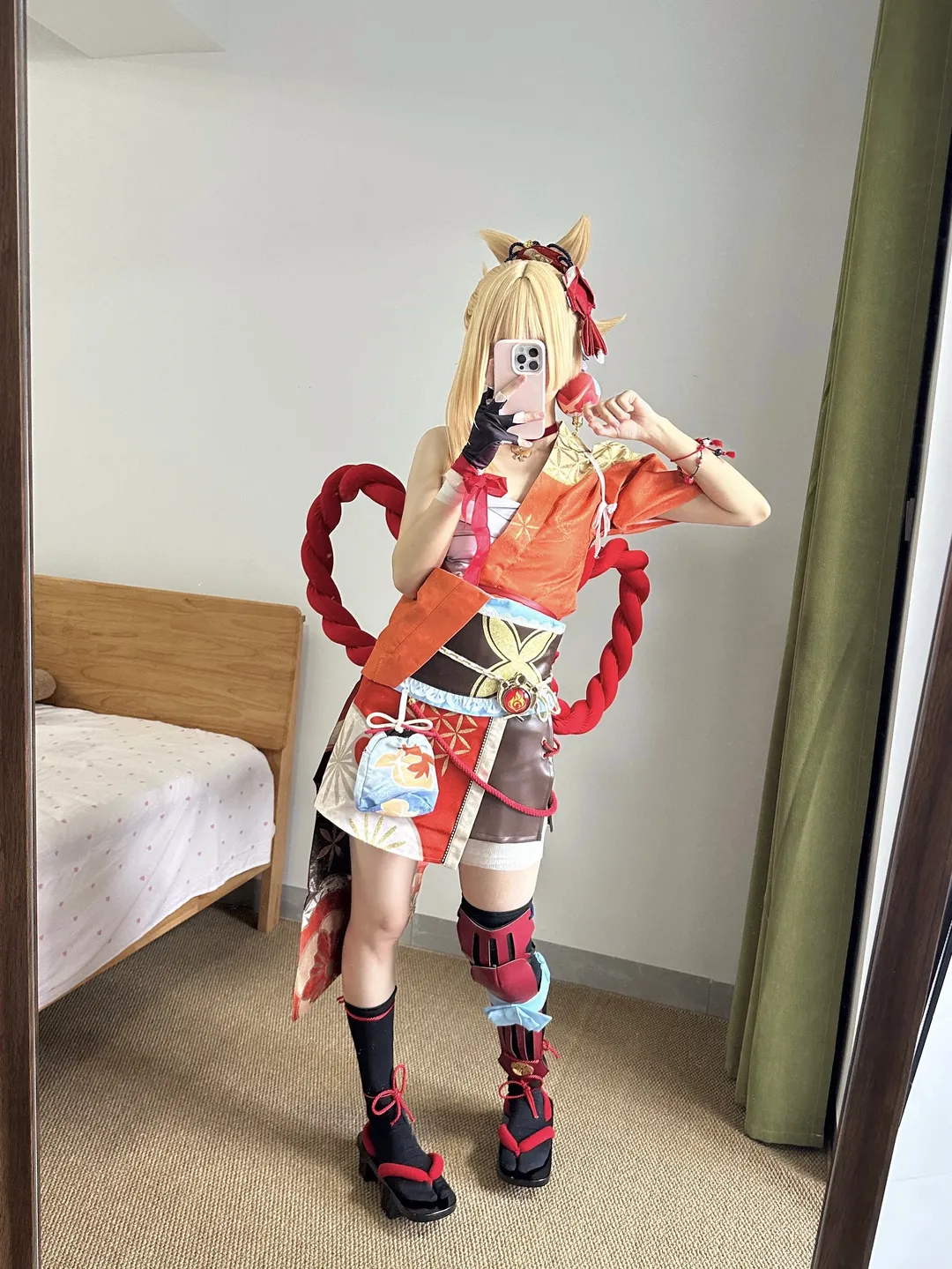 【宵宮コスプレ】原神 宵宮の試着＆高育成ステータス画面シェア - 3 枚目