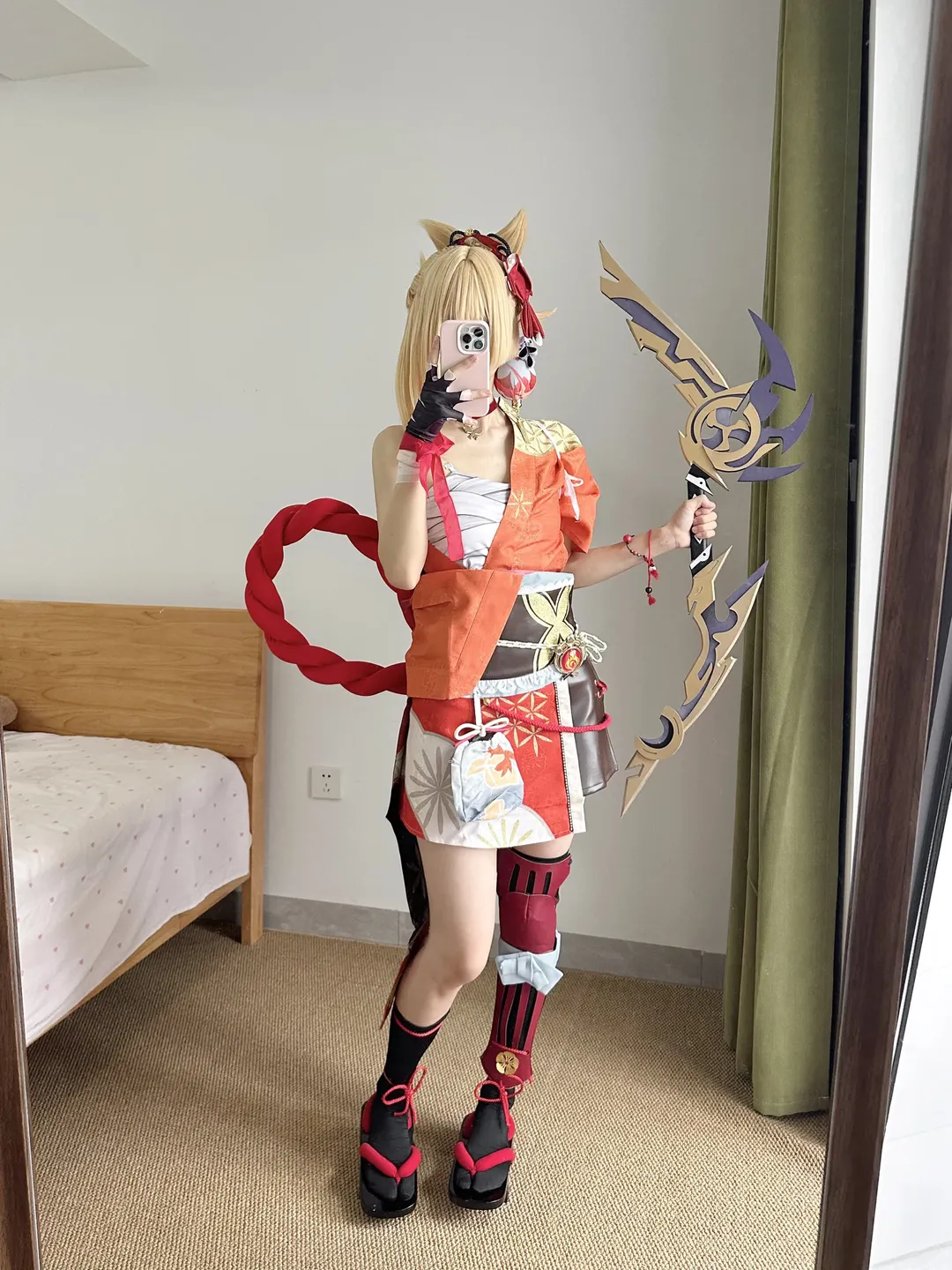 【宵宮コスプレ】原神 宵宮の試着＆高育成ステータス画面シェア - 5 枚目