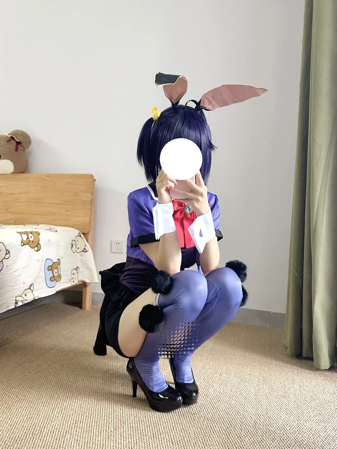 【小鳥遊六花cos】中二病兔女郎裝扮的對鏡自拍記錄 - 第 2 張