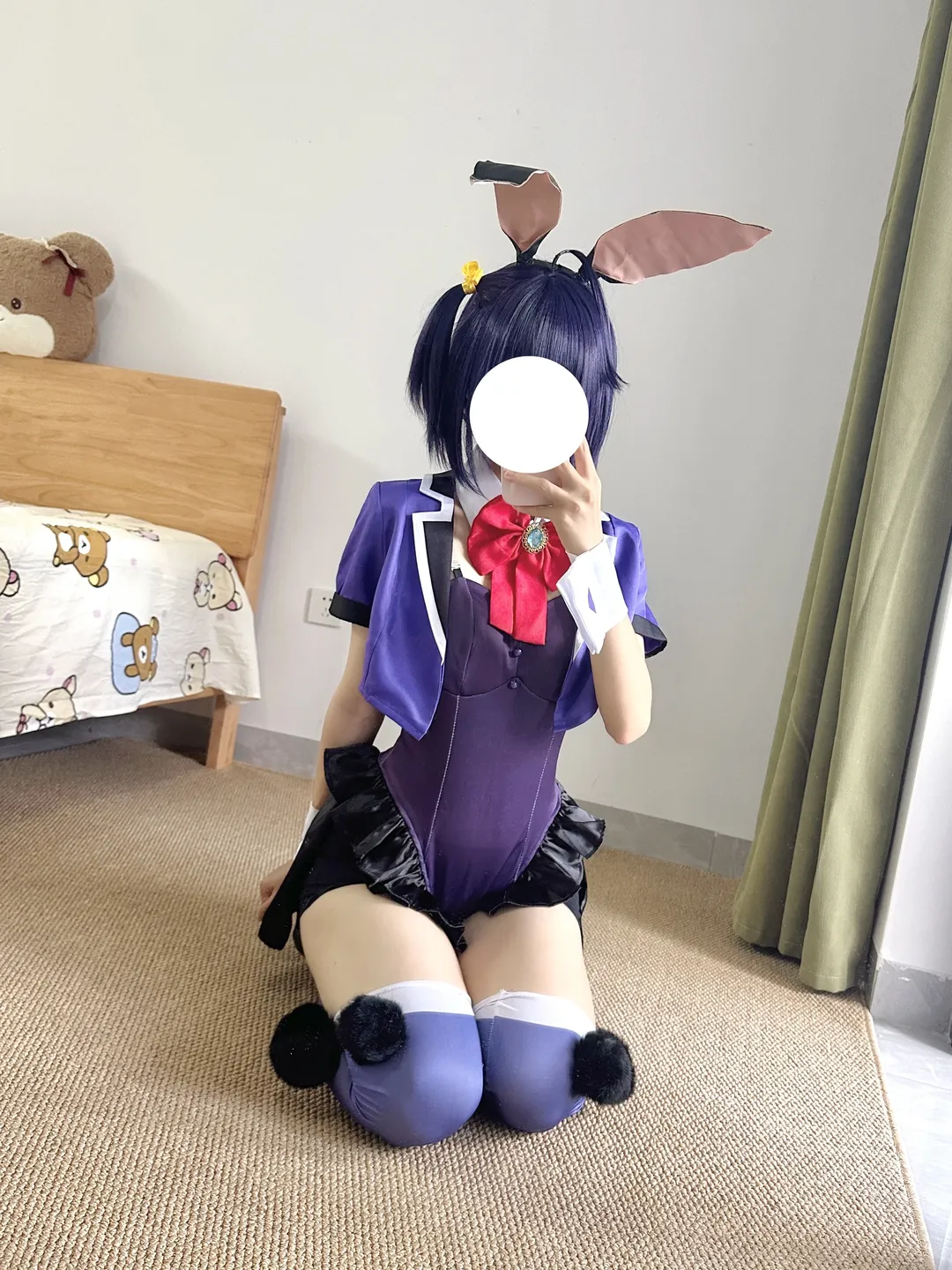 【小鳥遊六花cos】中二病兔女郎裝扮的對鏡自拍記錄 - 第 5 張