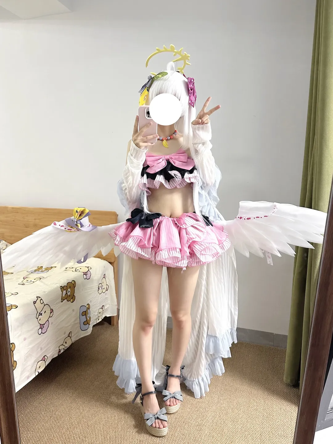 【白洲梓cos】蔚藍檔案泳裝對鏡拍，聊聊翅膀的固定 - 第 1 張