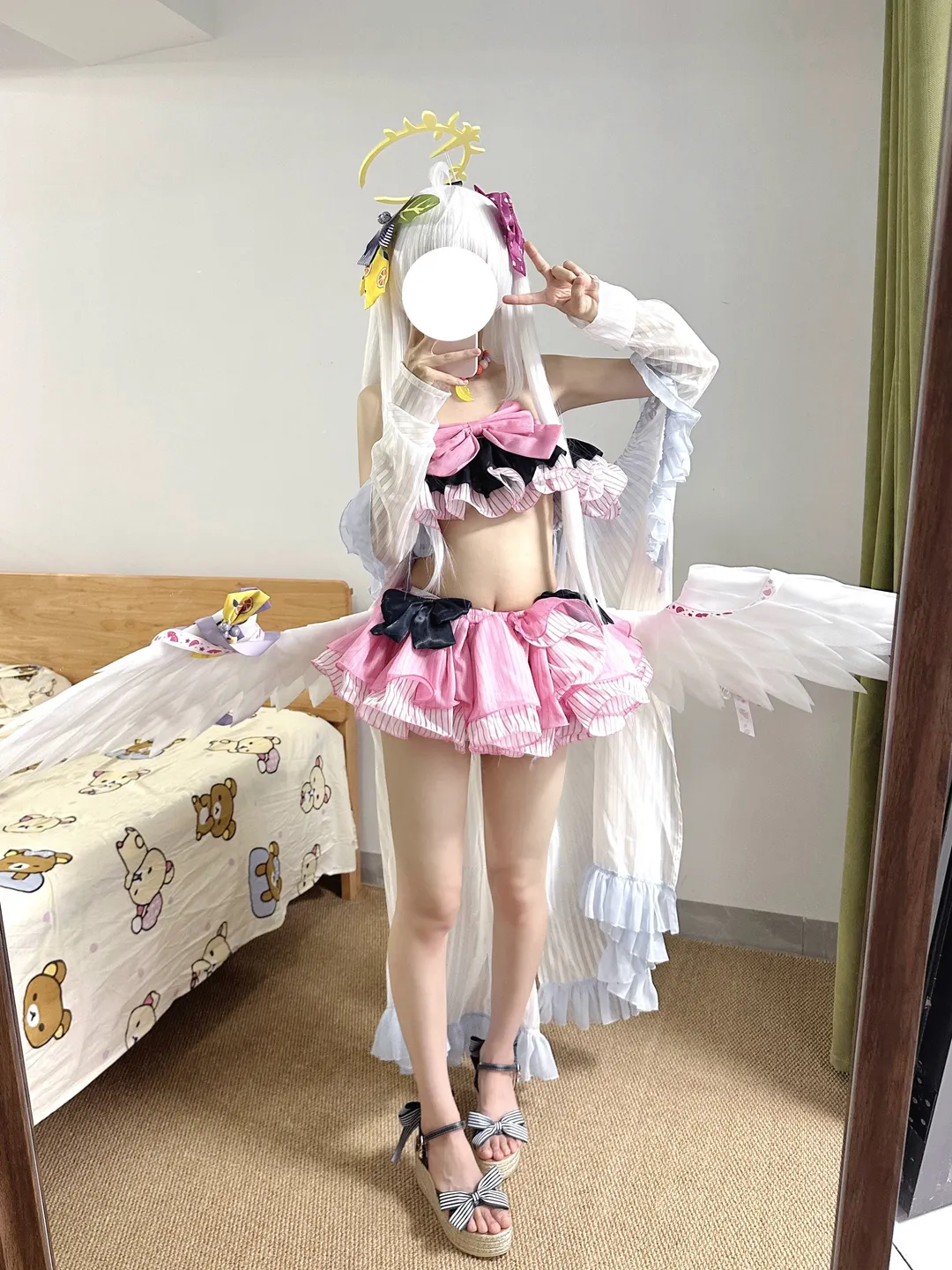 【白洲梓cos】蔚藍檔案泳裝對鏡拍，聊聊翅膀的固定 - 第 3 張