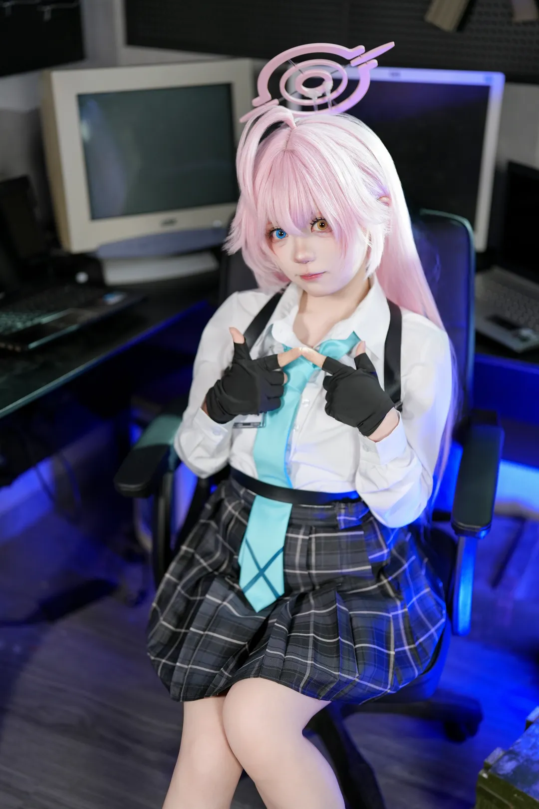 【小鸟游星野cos】碧蓝档案的课余执勤记录 - 第 1 张