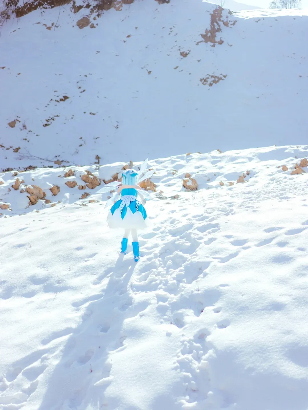 【琪露诺cos】东方project雪地外景分享 - 第 7 张