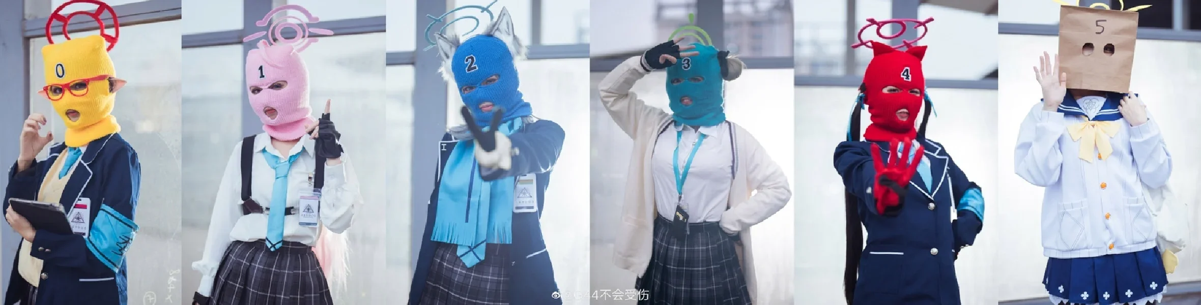 【蔚蓝档案cos】阿拜多斯小队全员集结的正片记录 - 第 3 张