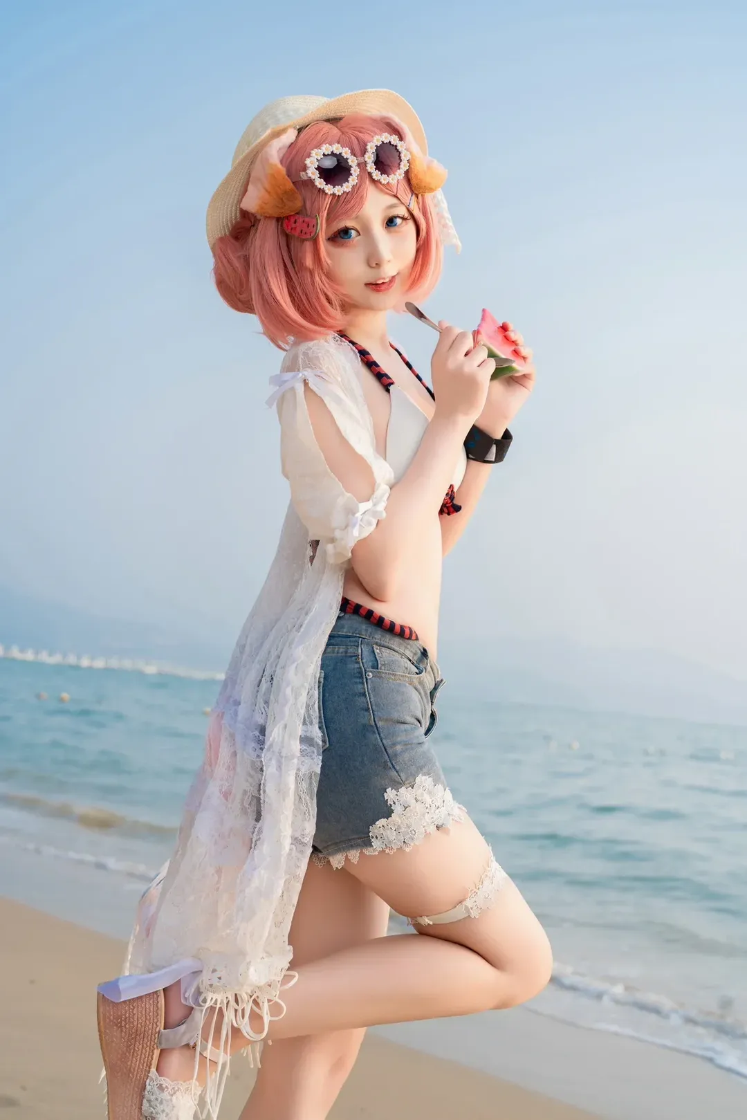 【澄闪cos】夏日海滩边突击检查模组开启进度 - 第 1 张