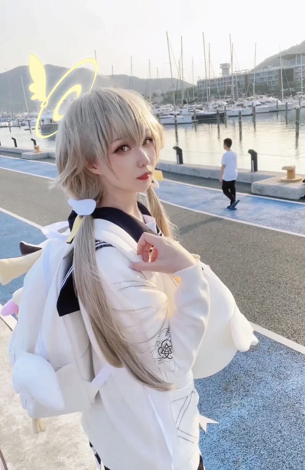【日富美cos】碧蓝档案的晴天宣言，水手服的平凡日常 - 第 1 张