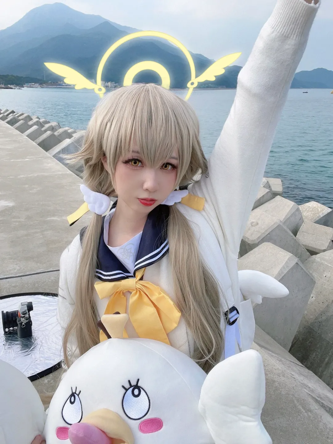 【日富美cos】碧蓝档案的晴天宣言，水手服的平凡日常 - 第 2 张