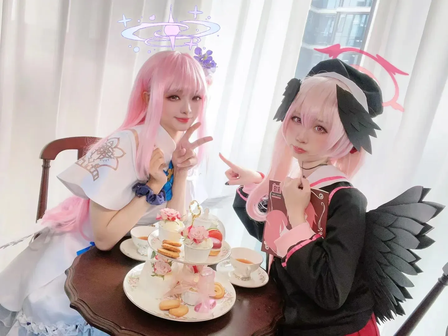 【小春cos】蔚蓝档案：和Mika学姐的下午茶时光记录 - 第 2 张