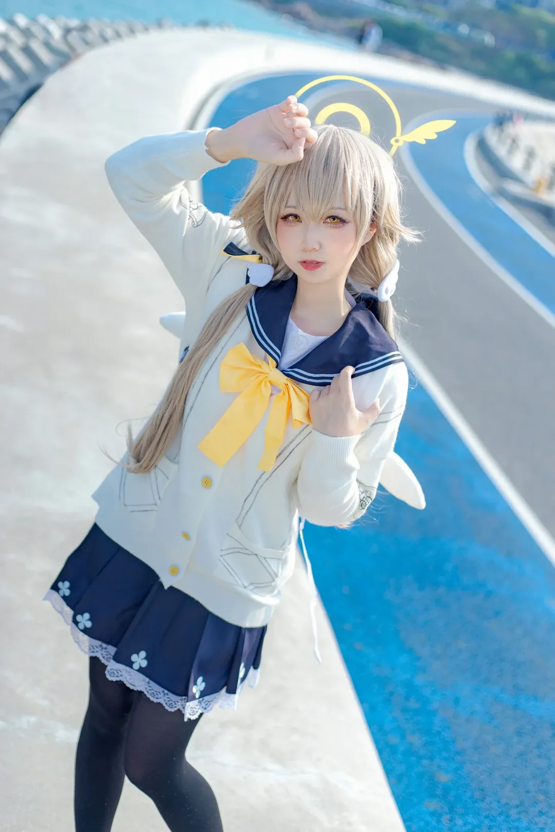 【日富美cos】在蔚蓝档案的世界里做一个平凡的女高中生 - 第 1 张
