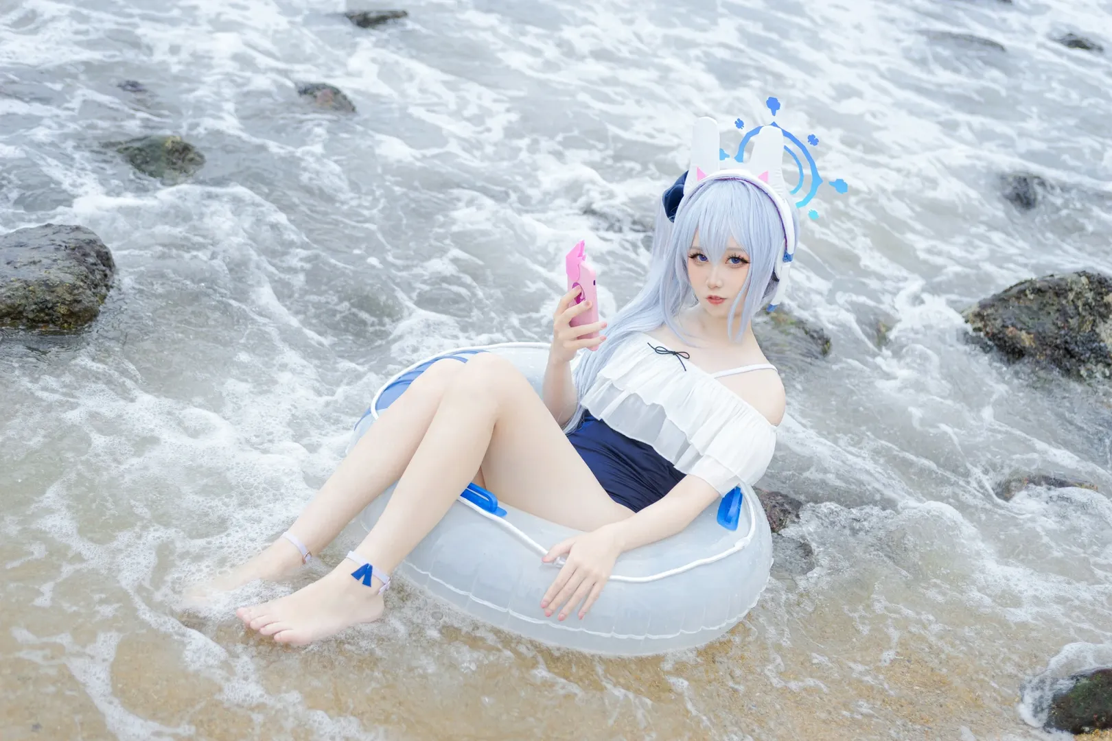 【水宫子cos】蔚蓝档案里那片雨天的海风与清凉