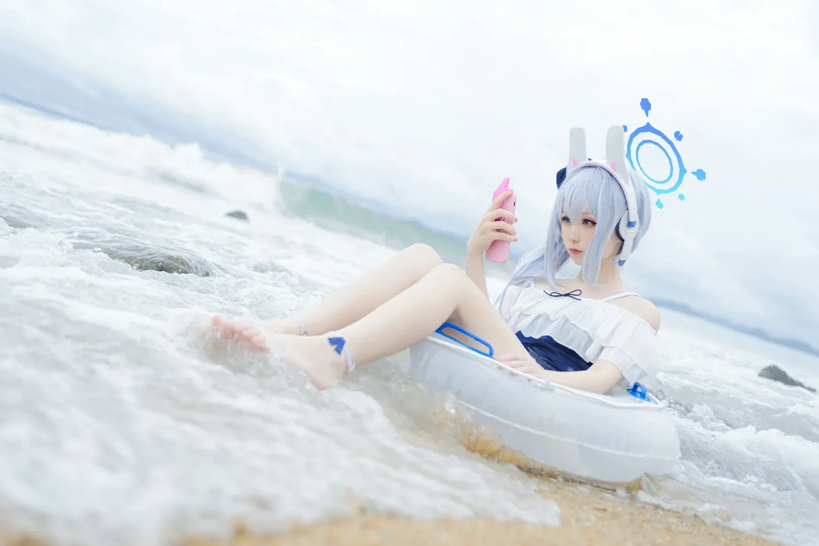 【水宮子cos】蔚藍檔案裡那片雨天的海風與清涼 - 第 2 張