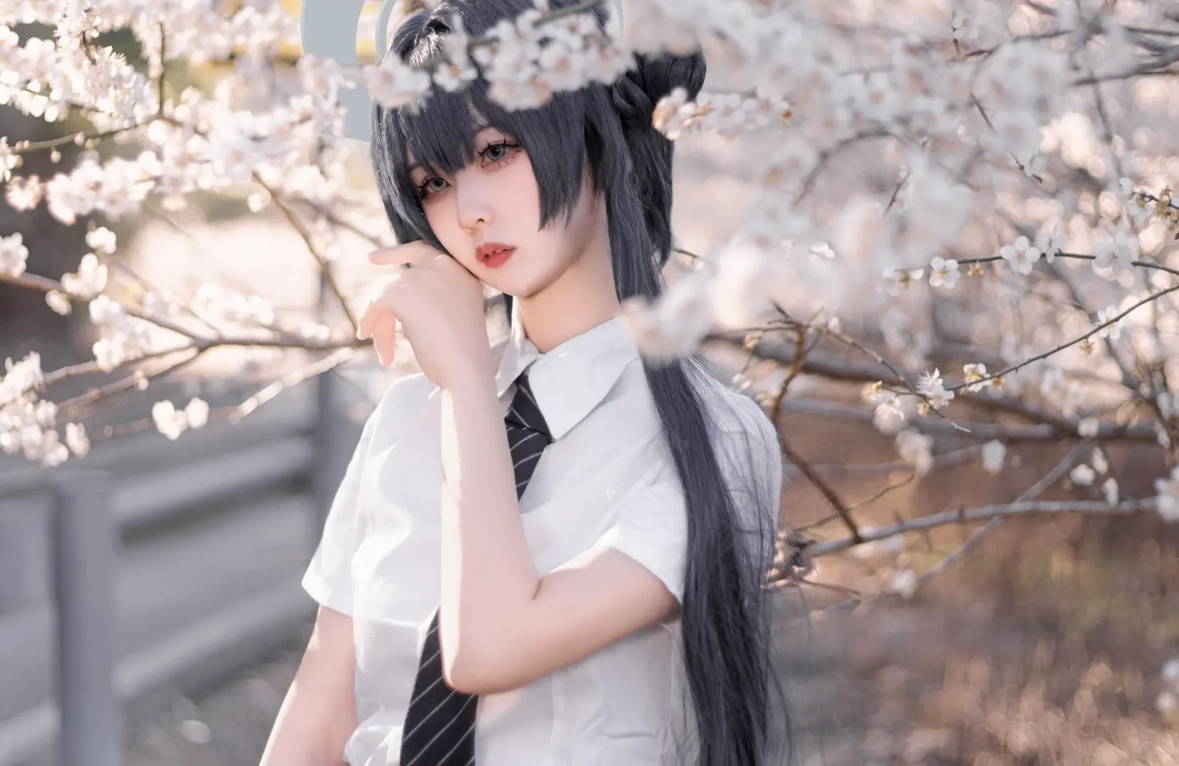 【妃咲cos】蔚藍檔案櫻花季JK外拍記錄 - 第 2 張