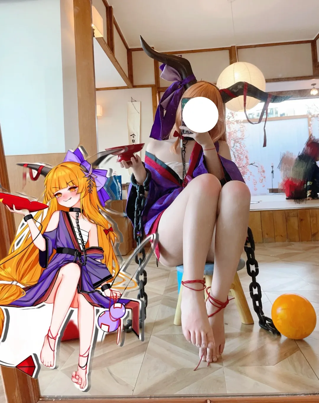 【伊吹萃香cos】东方Project中鬼族少女的拍摄记录