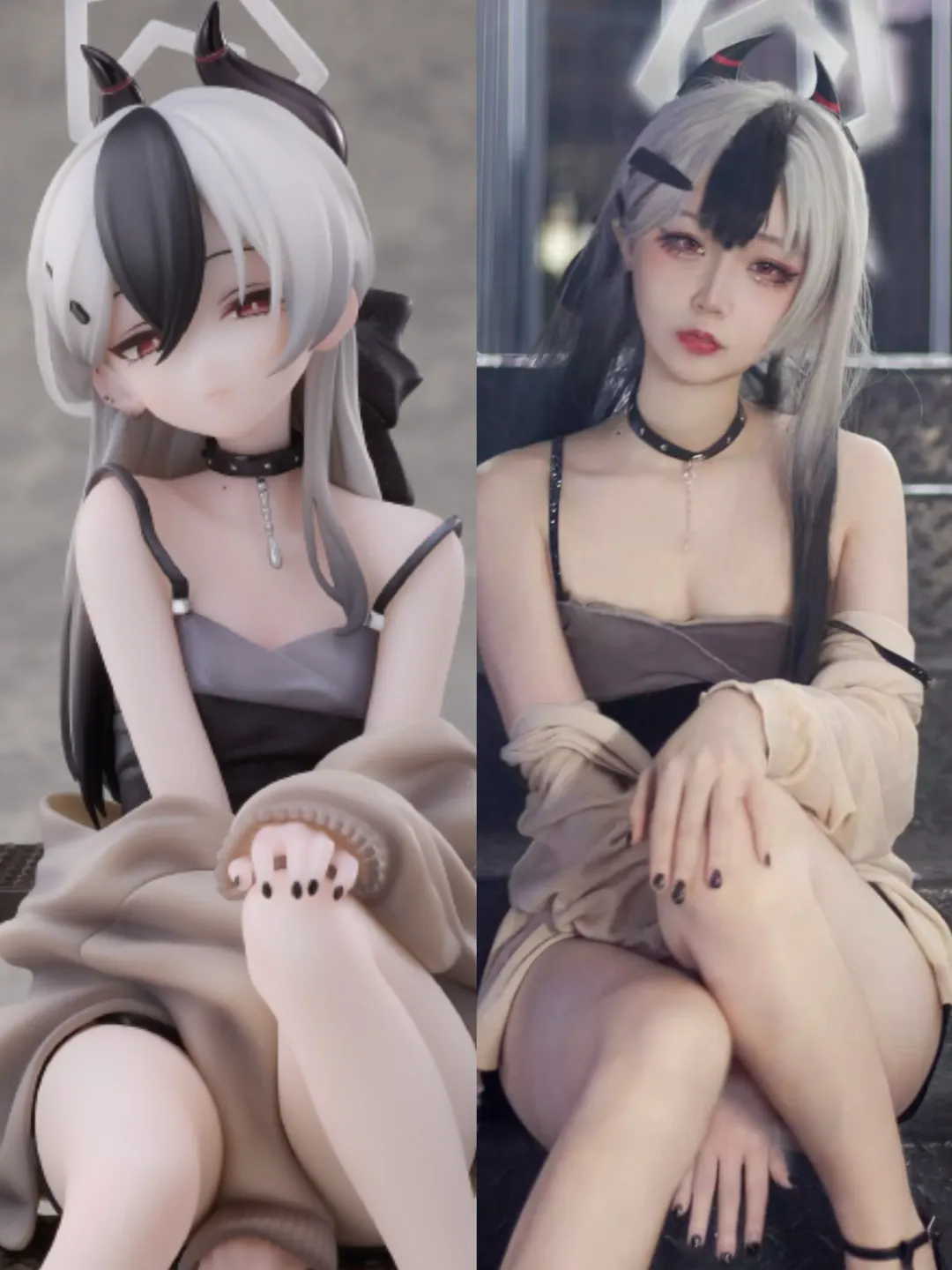【鬼方佳代子cos】蔚蓝档案礼服搭配与手办惊喜回响 - 第 1 张