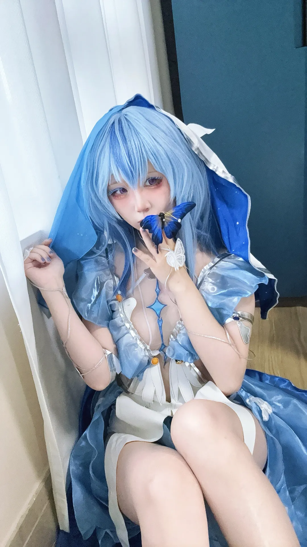 【守岸人cos】鸣潮世界的蓝色静谧 - 第 1 张