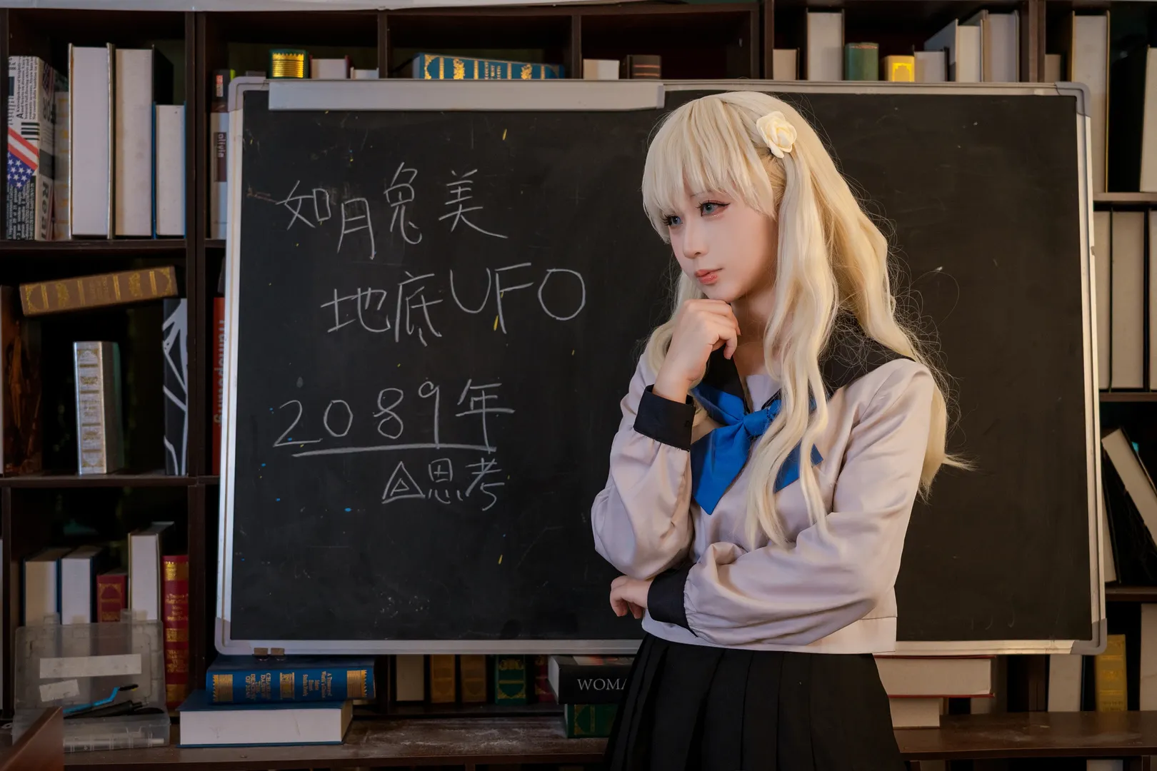 【冬坂五百里cos】昭和風女子高中生的慵懶日常 - 第 3 張