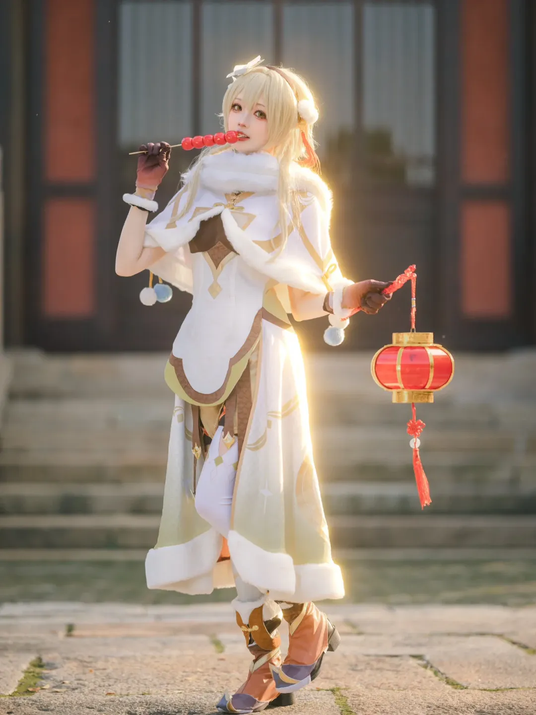 [Lumine cosplay] Genshin Impact: The Traveler's Festive New Year Moments - Image 2
